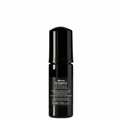 Пяна с термозащита до 230°C за обем и блясък Davines OI Soufflé Silkening Bodifying Foam 50ml