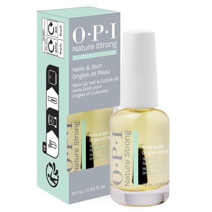 Подхранващо олио за нокти и кутикули OPI Nature Strong Glow Up Nail & Cuticle Oil 15ml