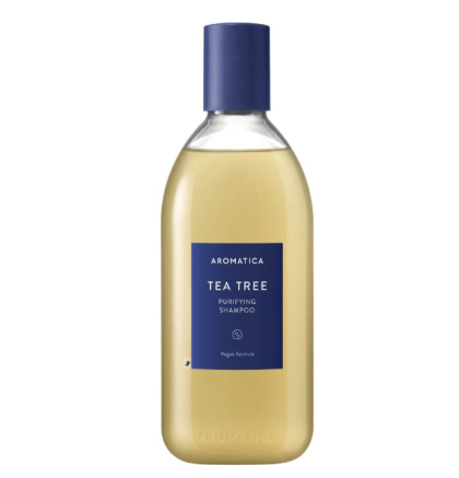 Пречистващ шампоан с чаено дърво за мазен и проблемен скалп AROMATICA Tea Tree Purifying Shampoo 400 ml