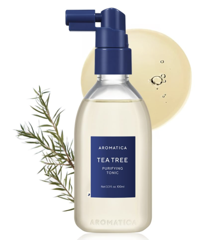 Пречистващ и успокояващ тоник за мазен скалп AROMATICA Tea Tree Purifying Tonic 100 ml