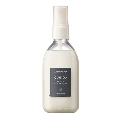 Възстановяваща протеинова ампула-спрей за изтощена коса AROMATICA Quinoa Protein Hair Ampoule 100 ml