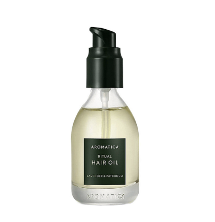Възстановяващо олио грижа и сетивно изживяване за копринено мека коса AROMATICA Ritual Hair Oil Lavender & Patchouli 50ml