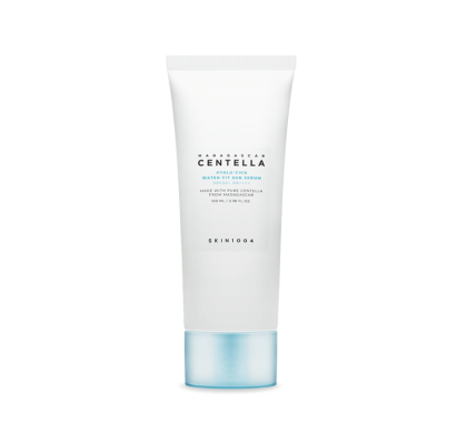 Слънцезащитен серум SPF50+ PA++++ с Азиатска центела и хиалуронова киселина Skin1004 Madagascar Centella HYALU-CICA Water-fit Sun Serum 100ml