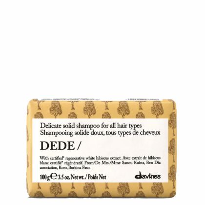 Нежен твърд шампоан за ежедневна употреба за всички типове коса Davines Essential Haircare DEDE Solid Shampoo 100g