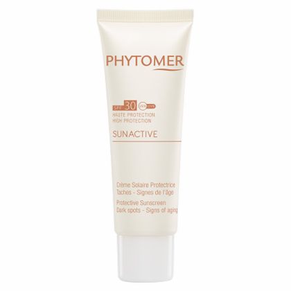 Слънцезащитен крем с анти-ейдж ефект SPF30 PHYTOMER Sunactive Protective Sunscreen Dark Spots Signs of Aging 50ml