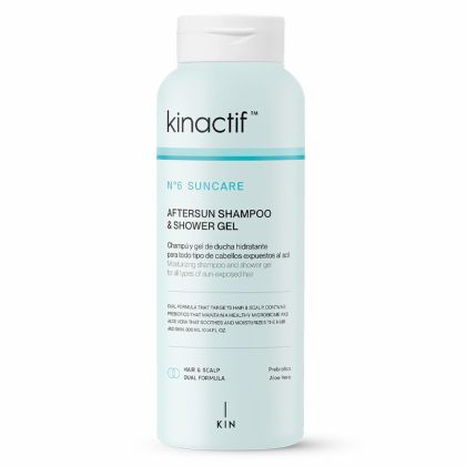 Шампоан и душ гел 2-в-1 след слънце Kin Cosmetics KinActif N°6 Suncare Aftersun Shampoo & Shower Gel 300ml