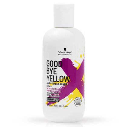 Неутрализиращ шампоан против жълти оттенъци за руса коса Schwarzkopf Professional Good Bye Yellow Neutralizing Bonding Wash 300ml