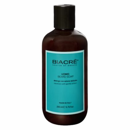 Професионален измиващ сапун за брада с омекотяващодействие за мъже Biacre Uomo Beard Soap 200ml