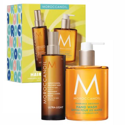 Комплект за коса и ръце с арганово масло Moroccanoil Hair & Hand Heroes Set Mist