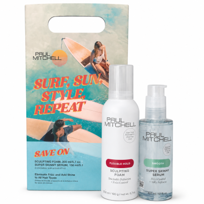 Стайлинг комплект за гладка, блестяща и перфектно оформена коса Paul Mitchell California Dreaming Style Duo