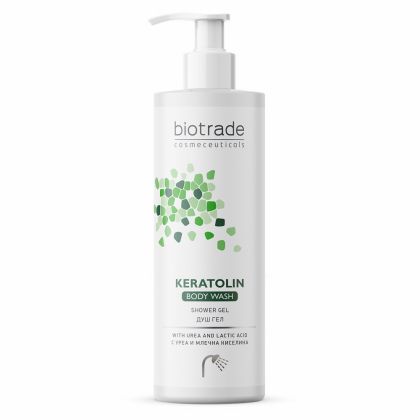 Душ гел за тяло за суха и чувствителна кожа BIOTRADE Keratolin Body Wash Shower Gel 400ml