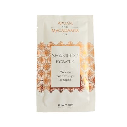 Хидратиращ шампоан с арган и макадамия за всеки тип коса Biacre Argan & Macadamia Shampoo Hydrating 10ml
