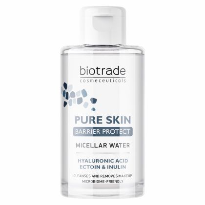 Хидратираща мицеларна вода с грижа за кожната бариера и микробиома BIOTRADE Pure Skin Barrier Protect Micellar Water 100ml