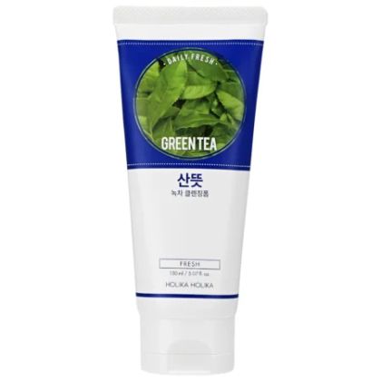 Освежаваща почистваща пяна със зелен чай HOLIKA HOLIKA Daily Fresh Green Tea Cleansing Foam 150ml