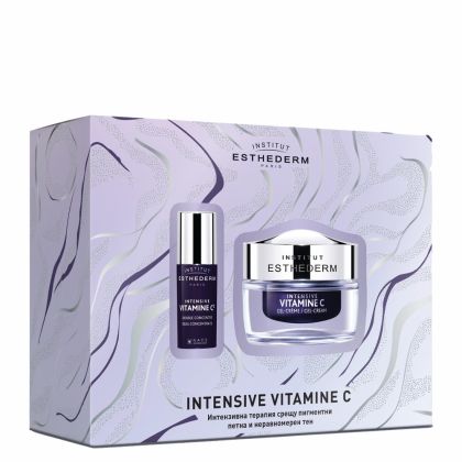  Комплект против пигментни петна, неравен тен и кожа без сияние с витамин C Institut Esthederm Intensive Vitamine C Kit