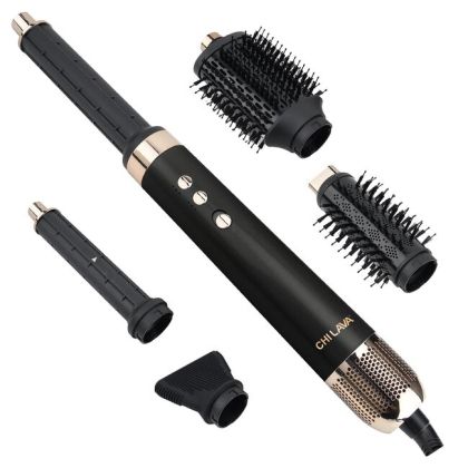 Мултистайлер 5-в-1 за сушене, къдрици и обем 1300W CHI LAVA AirGlam Multi Styler Black