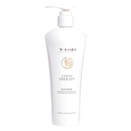 Интензивно възстановяваща маска за суха и увредена коса T-LAB Professional Coco Therapy Coco Therapy Duo Mask 300ml