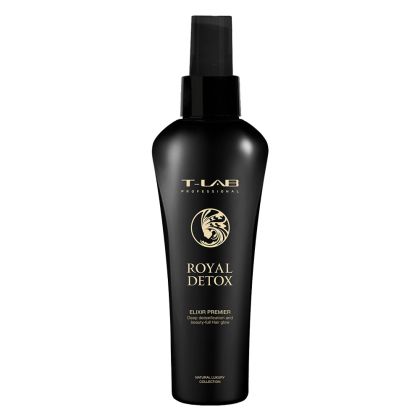 Антиоксидантен еликсир за гладка блестяща коса T-LAB Professional Royal Detox Elixir Premier 150ml