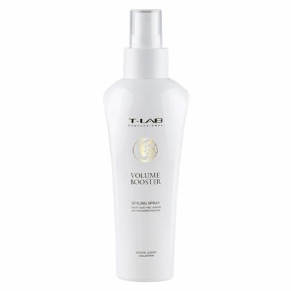 Спрей за обем от корените с гъвкава фиксация T-LAB Professional Volume Booster Styling Spray 150ml