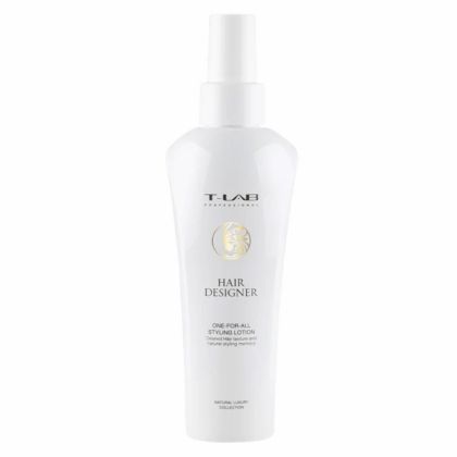 Мултифункционален стилизиращ лосион за дефиниране, оформяне и обем T-LAB Professional Hair Designer One-For-All Styling Lotion 150ml