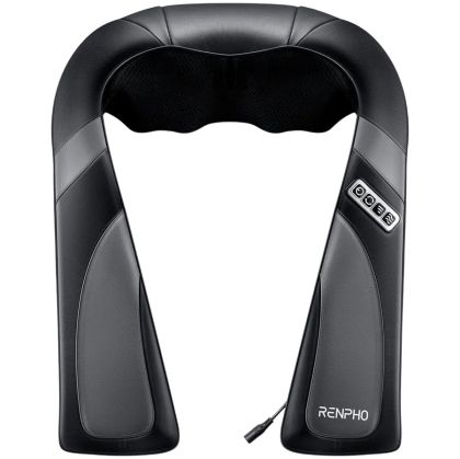 Масажор за врат и рамене черен RENPHO U Neck Go Shiatsu Neck & Shoulder Massager Black