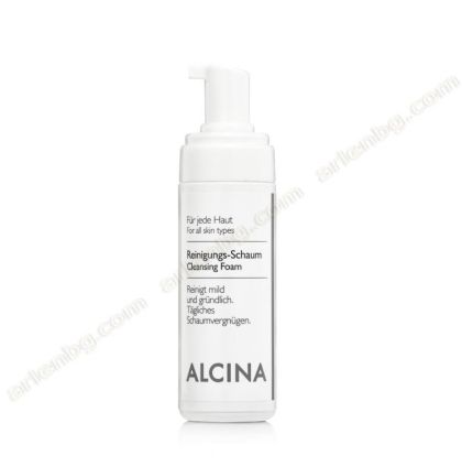 Нежна почистваща пяна за лице с пантенол Alcina Reinigungs-Schaum 150 ml