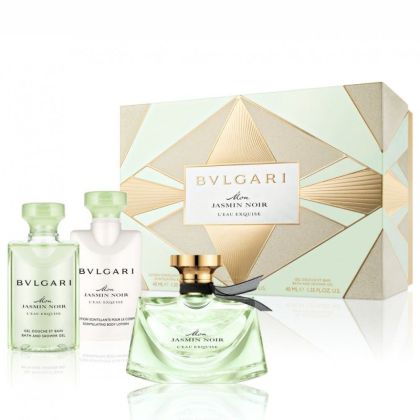 Дамски комплект Bvlgari Mon Jasmin Noir Léau Exquise EDT 50 ml боди лосион 75 ml душ гел 75 ml