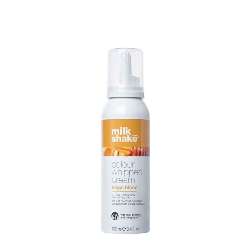 Цветна сметана за коса за бежово студен рус цвят milk_shake Colour Whi