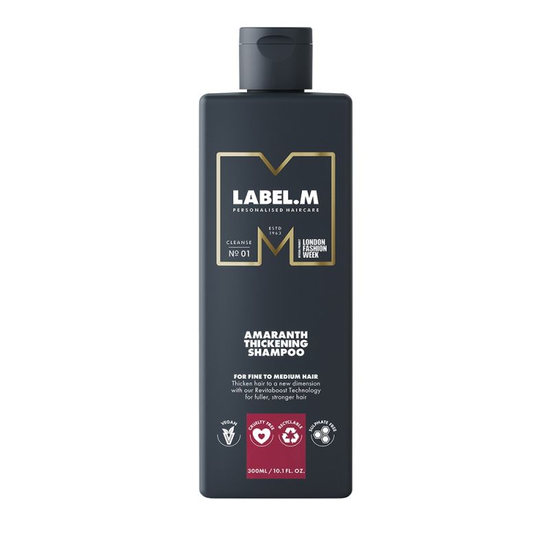 Шампоан за уплътняване, обем и блясък на косата label.m Amaranth Thick