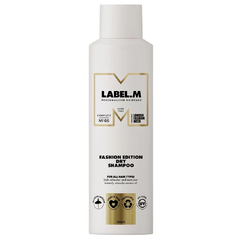 Освежаващ сух шампоан за обем label.m Fashion Edition Dry Shampoo 200m