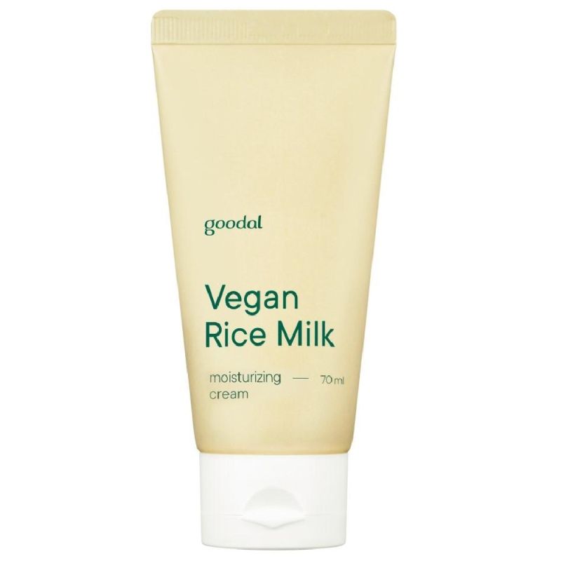 Веган хидратиращ крем с оризово мляко за сияйна кожа Goodal Vegan Rice