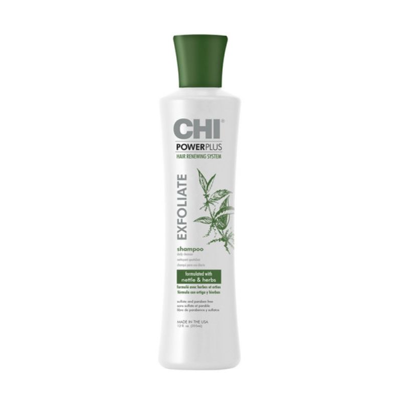 Шампоан за ексфолиране на склап с натурални съставки CHI Power Plus Ex