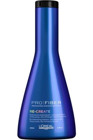 Шампоан за  увредена фина и/или изтъняла коса Loreal Professionnel Pro Fiber Re-Create Shampoo 250мл