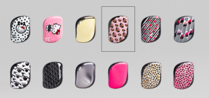 Иновативна луксозна професионална четка за коса Purple Dazzle от серията Compact Styler by Tangle Teezer