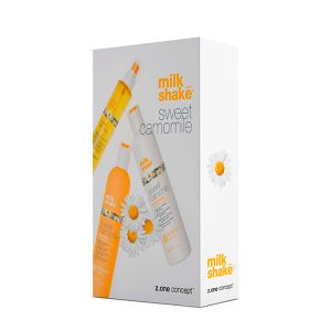 Промо пакет Milk_Shake Sweet Camomile! 3 продукта с органичен екстракт от лайка и мед в подаръчна кутия