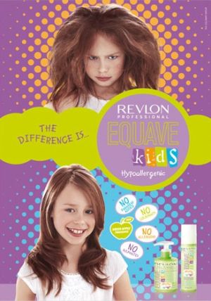 Двуфазен балсам за лесно разресване на детските коси Revlon Hypoallergenic Detangling Conditioner от серията Equave Kids 200мл 