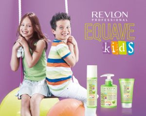 Двуфазен балсам за лесно разресване на детските коси Revlon Hypoallergenic Detangling Conditioner от серията Equave Kids 200мл 