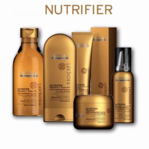 Подхранавщ крем за изсушаване на суха коса с глицерин и кокосово масло L'Oréal Professionnel Nutrifier Blow Dry Cream 150ml