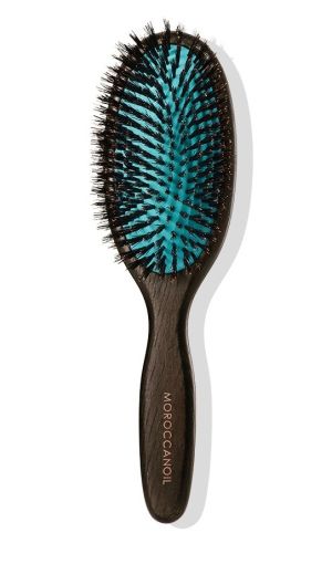 Четка за разресване на всеки тип коса с естествен глигански косъм Moroccanoil Boar Bristle