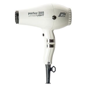 Професионален сешоар Parlux 385 PowerLight с Ionic&Ceramic технология в цвят Bianco