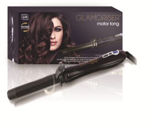 Моторизирана маша за обаятелни къдрици Diva Glamoriser Auto Curler Motor Tong + Подарък
