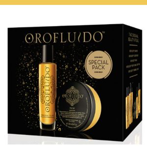 ЛЯТНО ПРОМО! Комплект "Течно злато" - еликсир и маска за коса " Orofluido Original