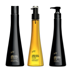 С ПОДАРЪК несесер  - Комплект от шампоан, маска и еликсир Pure Hair Illuminating Argan&Keratin Kit с ПОДАРЪК 