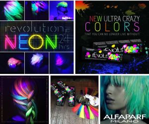 Боя за коса в неонови нюанси Alfaparf Revolution Neon Ultra Crazy Colors