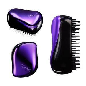 Иновативна луксозна професионална четка за коса Purple Dazzle от серията Compact Styler by Tangle Teezer