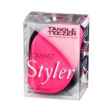 Иновативна луксозна професионална четка за коса Pink Sizzle от серията Compact Styler by Tangle Teezer