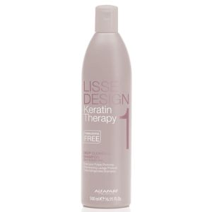 Дълбоко почистващ шампоан Alfaparf Lisse Design Keratin Therapy Deep Cleansing Shampoo 500ml