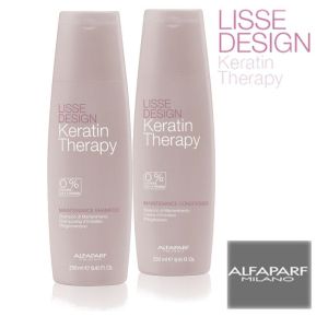 Комплект поддържащ шампоан и балсам с кератин и колаген ALFAPARF Keratin Therapy Maintenance 2х250ml