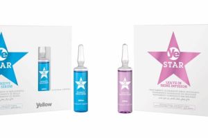 Серум-ампули за обем и ярък цвят Alfaparf Yellow Star Leave-In Shine Infusion 6x13ml