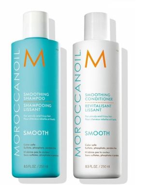 Комплект за изглаждане на недисциплинирана коса с арганово масло Moroccanoil Smoothing 2Х250мл.